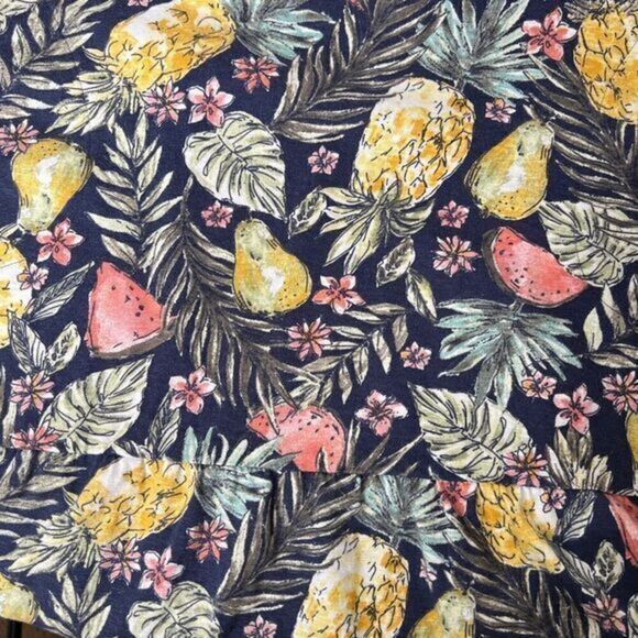 J.Jill‎ Flounced Hem Double V-Neck Sleeveless Dress Size Medium - Picture 5 of 6